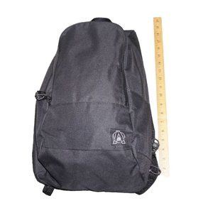 American Eagle Backpack Laptop Black Student Padded Back Shoulde Strap 20" x 13"